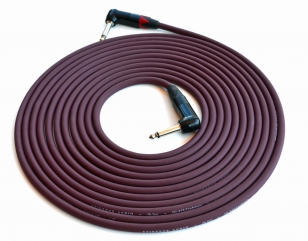 Evidence Audio 20 foot Forte Instrument Cable Right Angle to Right Angle Plug (by E.A.R.S. PRO AUDIO)